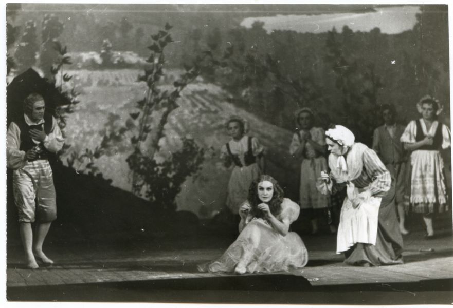 1953 г. Жизель - Н. Млодзинская, Альберт - Е. Глинских, Мать - Е. Власова